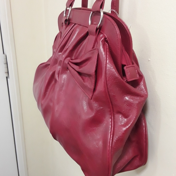 Beautiful Large Red Jac & Annie Bag - Picture 5 of 10